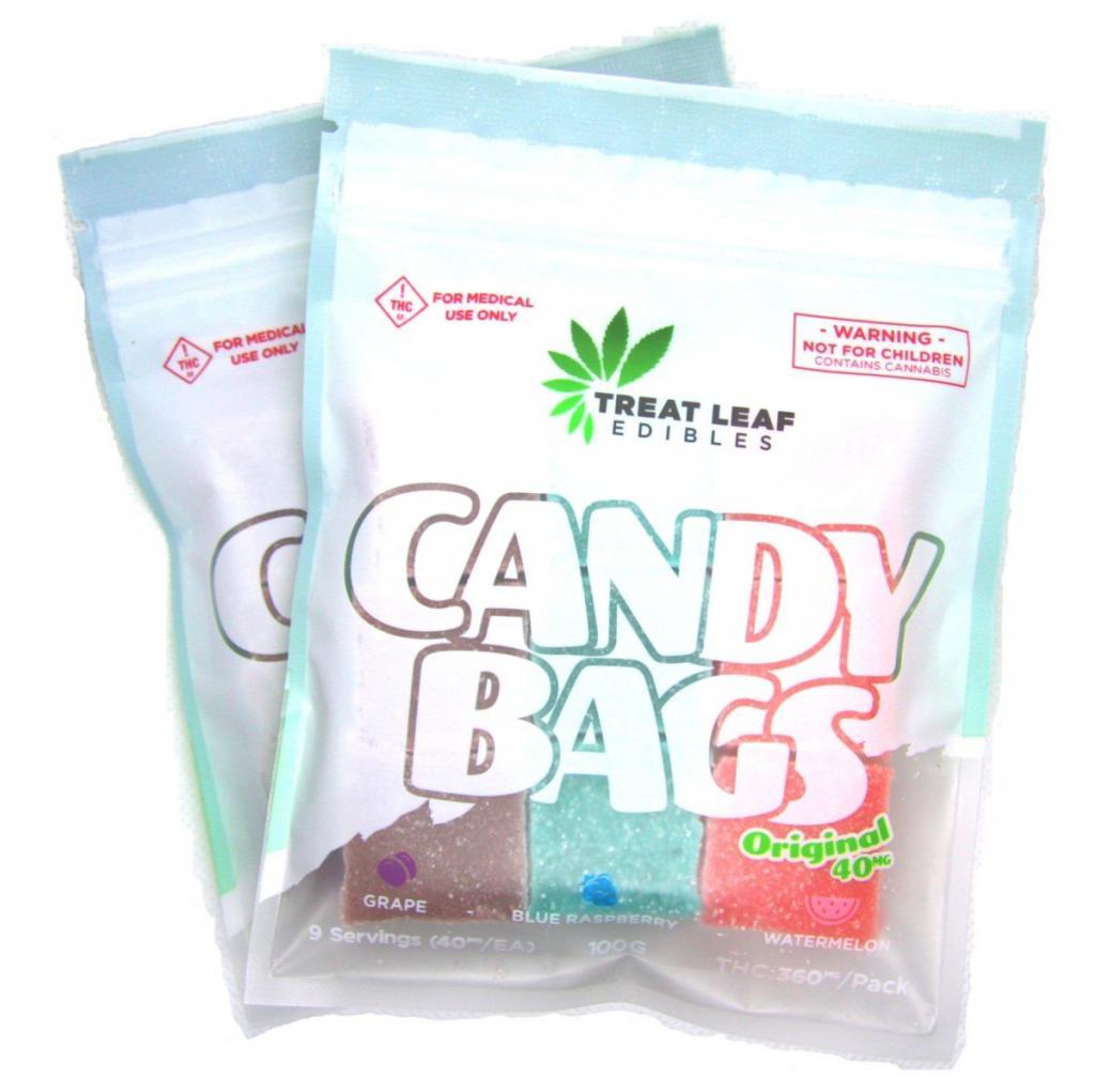 Buy Treat Leaf Edibles Original 40mg THC Candy Bags (9Pack Gummy