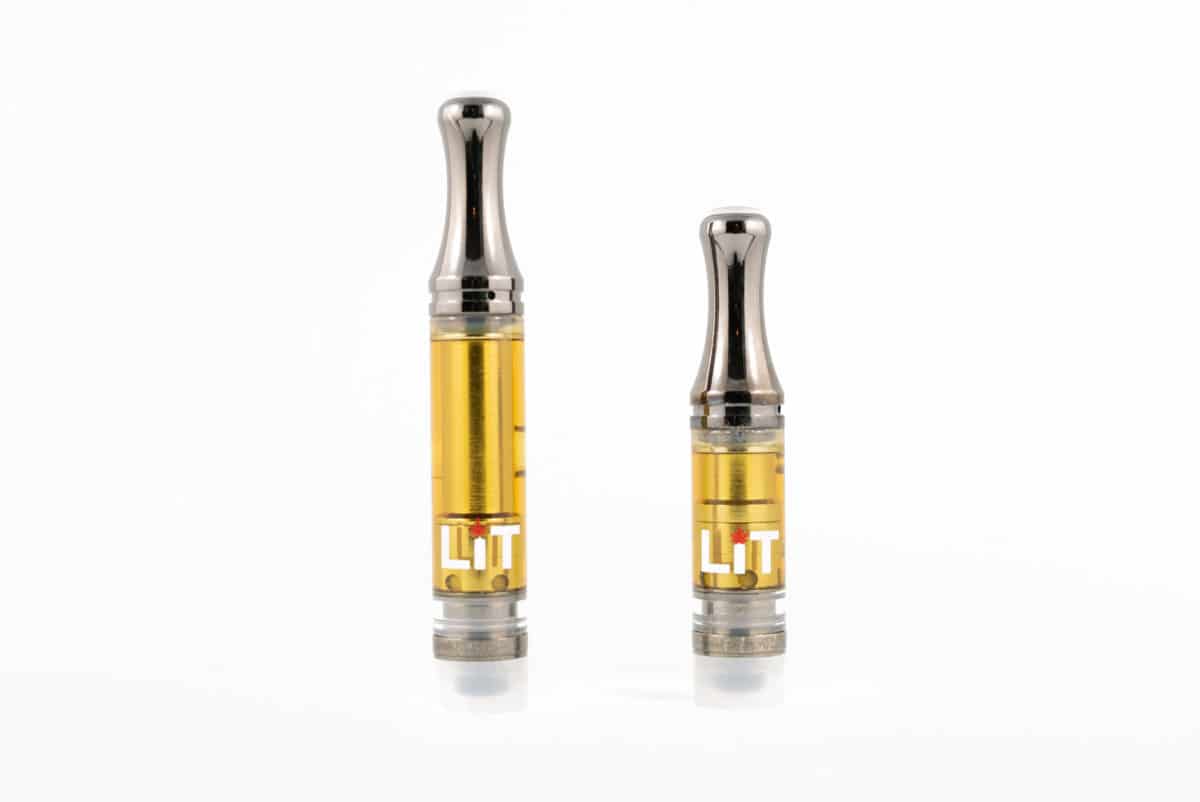 Lit Vape Pens Cartouches de recharge de mauvaises herbes C