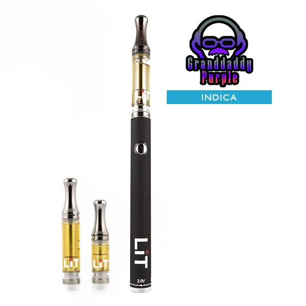 Lit Vape Pens Granddaddy Purple Cannabis Strain