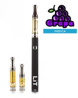 Lit Vape Pens Grape Cannabis Strain Indica 1