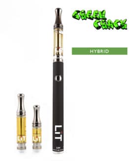 Lit Vape Pens Green Crack Cannabis Strain Hybrid 1