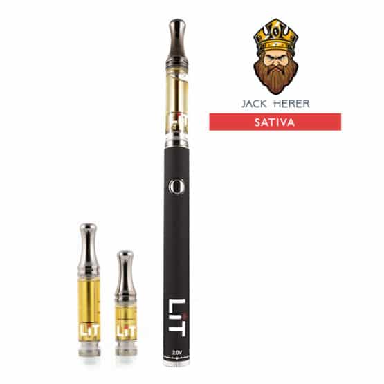 Lit Vape Pens Jack Herer Cannabis Strain Sativa 1
