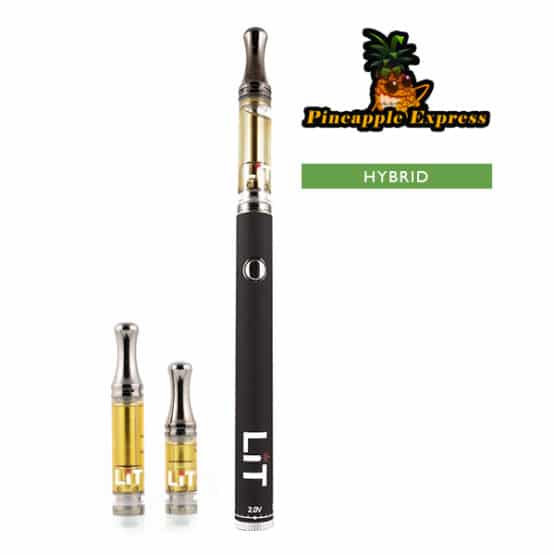 Lit Vape Pens Pineapple Express Cannabis Strain Hybrid 1