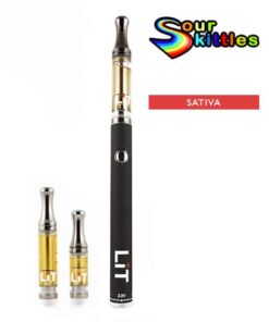 Lit Vape Pens Sour Skittles Cannabis Strain Sativa 1