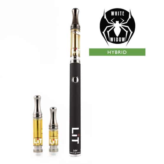 Lit Vape Pens White Widow Cannabis Strain Hybrid 1
