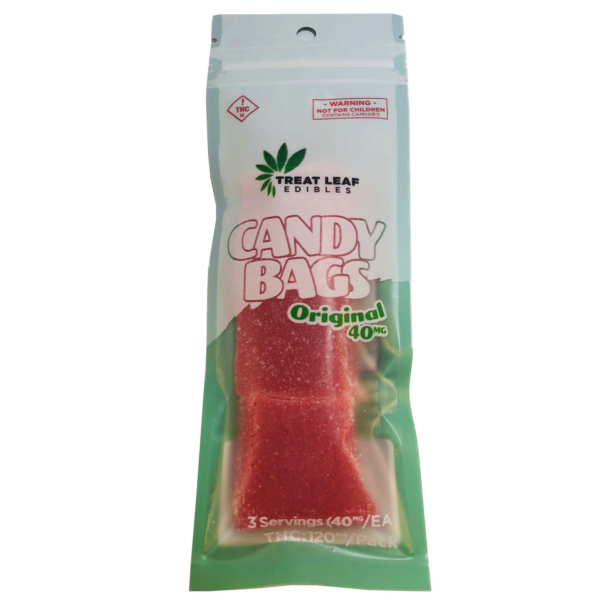 Buy Treat Leaf Edibles Original 40mg THC Candy Bags (3Pack Gummy