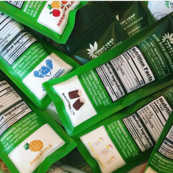 Treat Leaf Edibles Original 40mg THC Candy Bags 3 Pack Gummy B