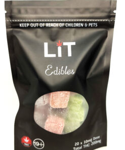 LIT Edible Gummy Candy Bag