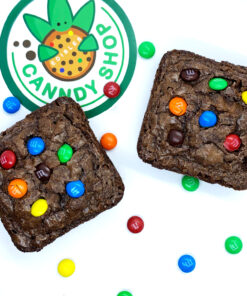 Canndy Shop Edibles THC Milk Chocolate Brownies with Mini MMs Creative