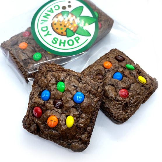 Canndy Shop Edibles THC Milk Chocolate Brownies with Mini MMs Main