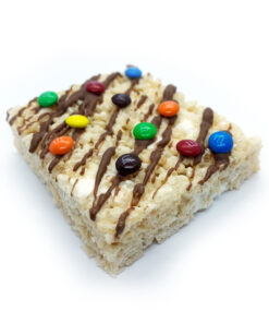 Canndy Shop Edibles THC Rice Krispie Squares with Chocolate Drizzle Mini MMs