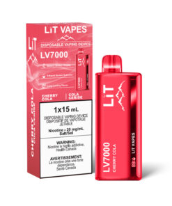 LiT LV7000 Smart Disposable Nicotine Vape 11 Cherry Coke LiT Vape Pen
