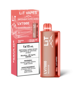 LiT LV7000 Smart Disposable Nicotine Vape 13 Peach LiT Vape Pen