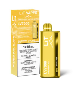 LiT LV7000 Smart Disposable Nicotine Vape 14 Pineapple LiT Vape Pen