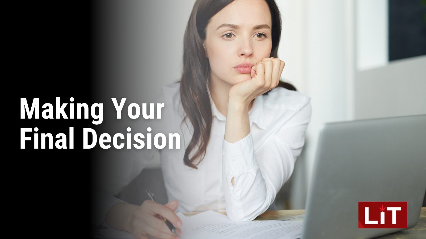 Making Your Final Decision