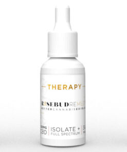 RoseBud Remedy Therapy Drops Tincture Full Spectrum CBD