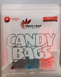 Treat Leaf Edibles Candy Bags Supreme 160mg 9 Pack Gummy