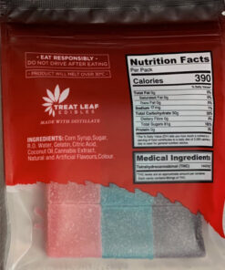 Treat Leaf Edibles Candy Bags Supreme 160mg (9-Pack Gummy) 4 Treat Leaf Edibles Candy Bags Supreme 160mg 9 Pack Gummy Back