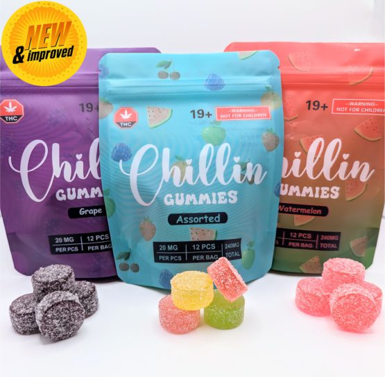 240mg Assorted gummy group bag with New and Improved