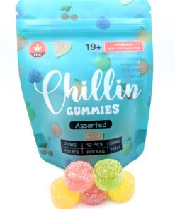 Chillin Gummies Edible 'Single Flavour' 240mg THC (12 pcs x 20mg) 37 CGAssortedBag