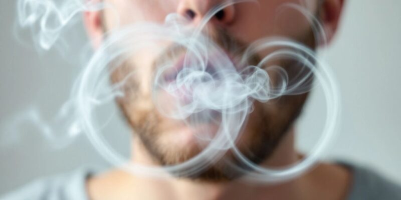 how to blow smoke rings vape