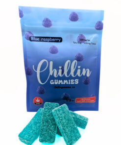 CG 500mg Blue Raspberry gummy bag