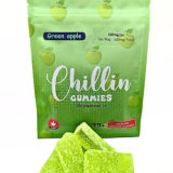 CG 500mg Green Apple gummy bag