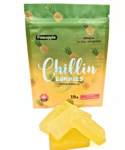 CG 500mg Pineapple gummy bag