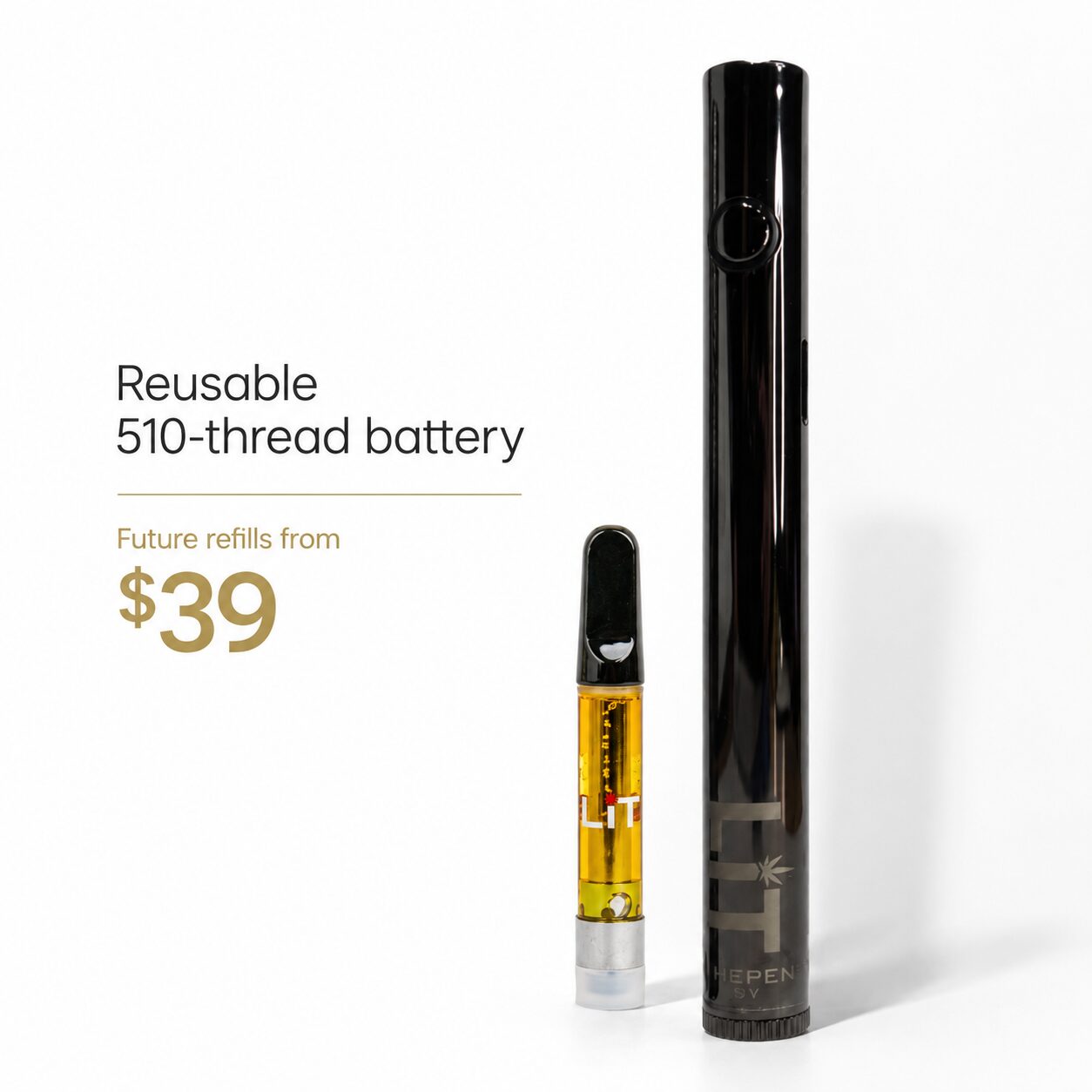 vape reusable Triton II Vape Pen: Refillable Vaping Device main image 1